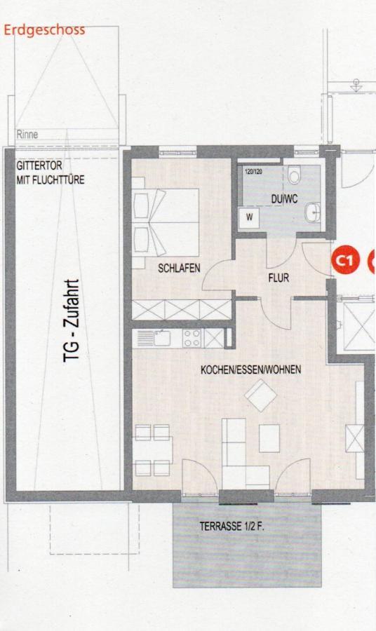 Apartmán Antike & Modern Deluxe Günzburg Exteriér fotografie